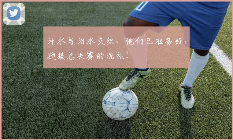 汗水与泪水交织，他们已准备好，迎接总决赛的洗礼！