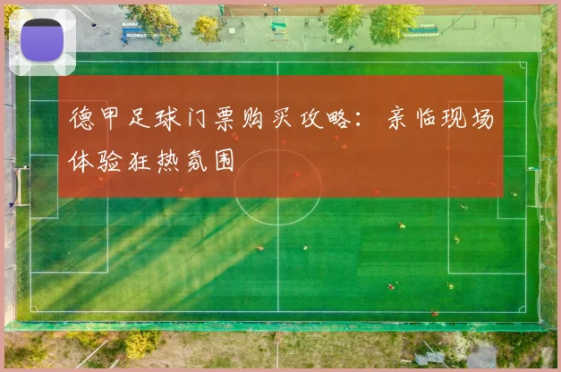 德甲足球门票购买攻略：亲临现场体验狂热氛围